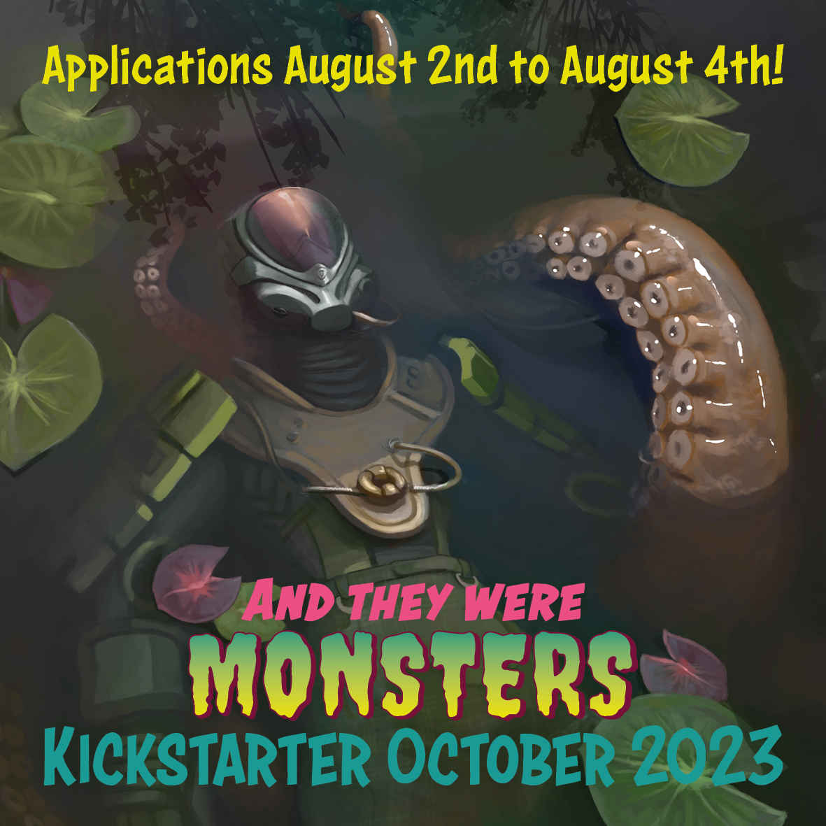 ARTISTS WANTED! We’re making an art book all about MONSTER LOVERS this fall - we’re going for campy, gay, old school movie posters and pulp fiction covers. APPLICATIONS OPEN AUGUST 2-4, NOON EASTERN TO NOON!