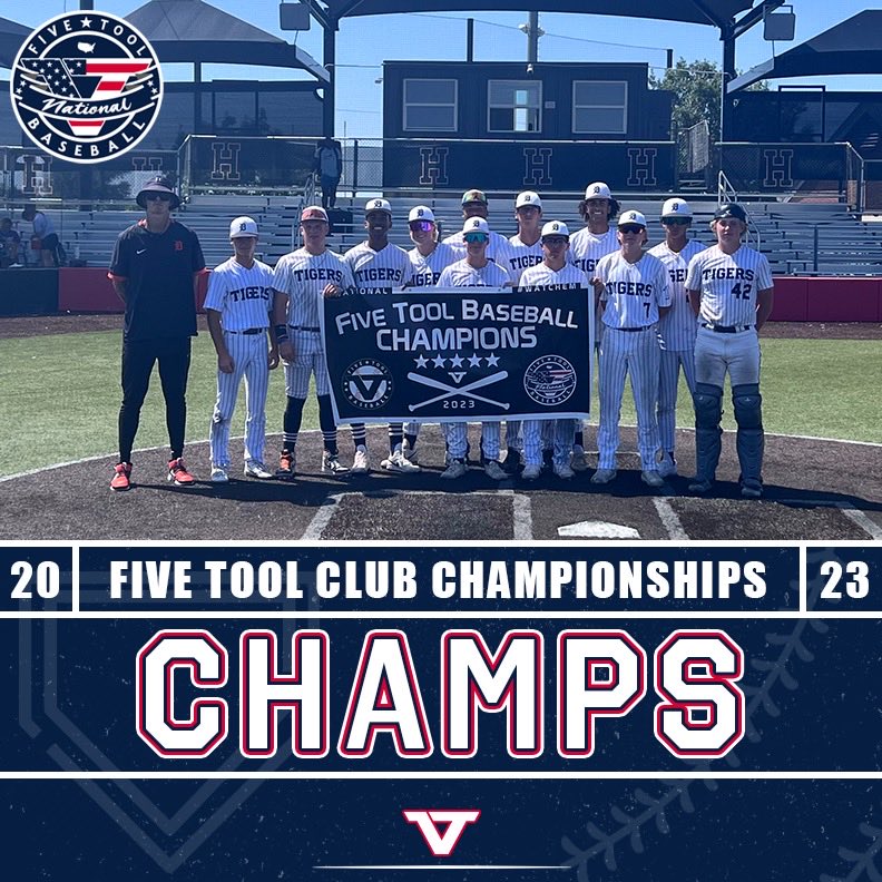 🏆CHAMPIONS🏆

Congrats to <a href="/DTigerBaseball/">Dallas Tigers</a> Miller on winning the 15U National Division of the <a href="/FiveTool/">Five Tool Baseball</a> Club Championships!

#WatchEm