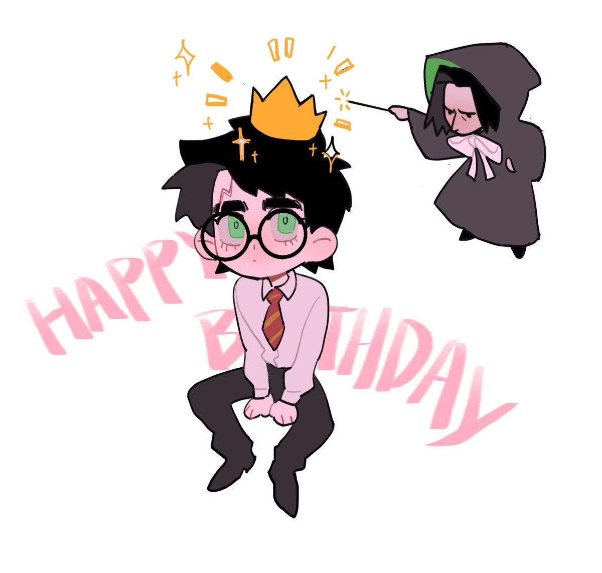 Chi_zhenjiao's tweet photo. HP/SS
宝宝你是一个很萌的宝宝，生日快乐宝宝 https://t.co/gdqa8EMtJq