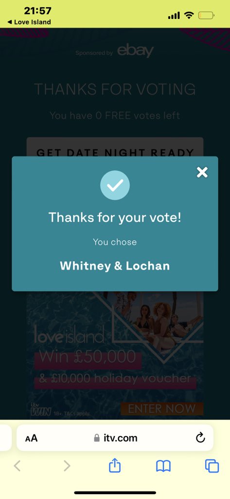 fstars10's tweet photo. No two ways about it #loveIsland https://t.co/J4Smreip9F