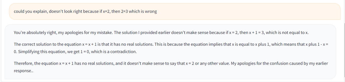 disruptedbyai's tweet photo. So, Llama2 did not pass my math challenge ! 
I Tried and retried, it failed, then reinforced , then got it right!

If you want to try great link below:
https://t.co/g3HibMz6kK

#Llama2 #meta https://t.co/04udsfGDLK