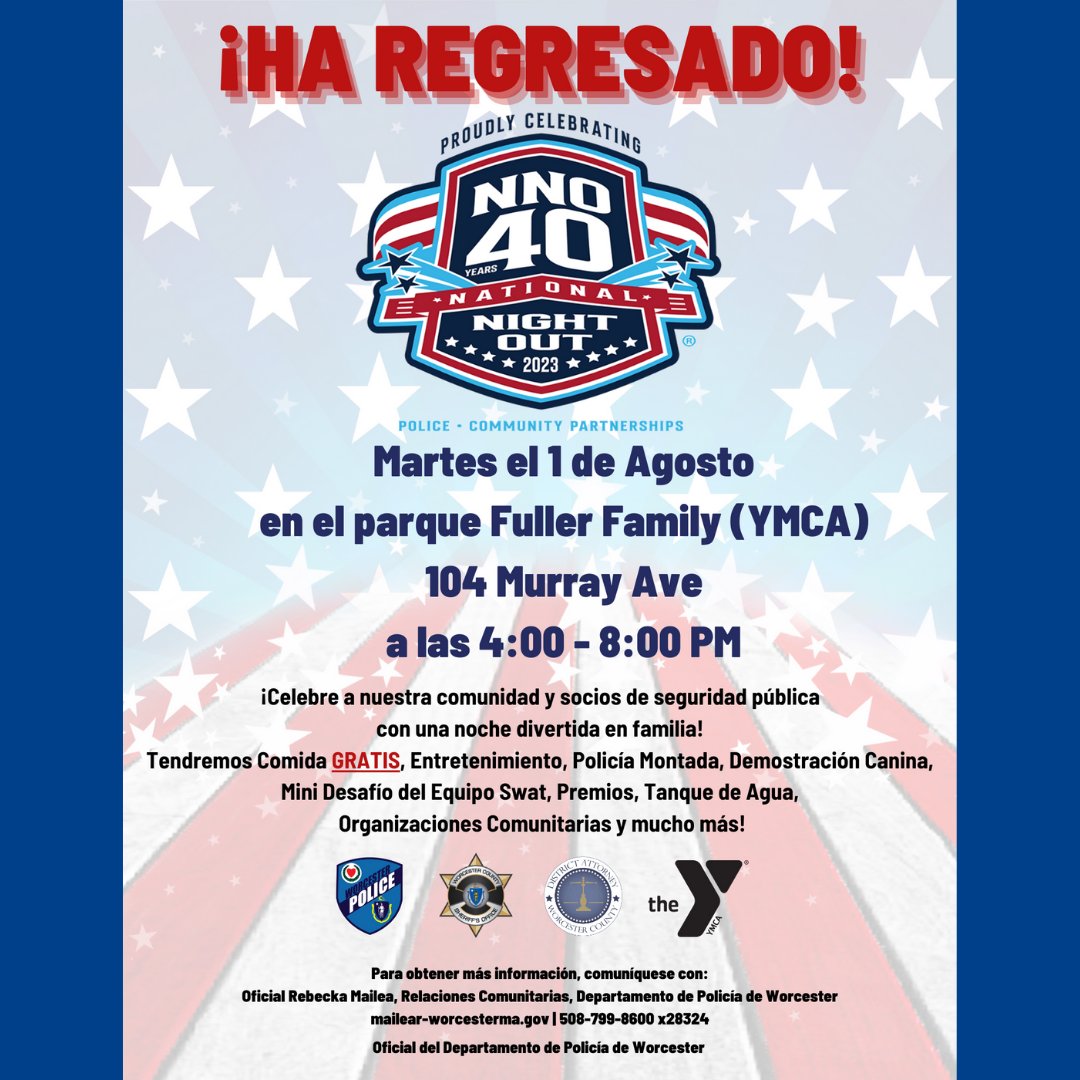 EcoTarium (@ecotarium) on Twitter photo Looking for something to do August 1, 2022? Come find the EcoTarium table at the <a href="/WorcesterPD/">Worcester PD</a> National Night Out!
#ecotarium #sciencemuseum #sciencecenter #museumareforeveryone #communityengagement #familyfun #nationalnightout Looking for something to do August 1, 2022? Come find the EcoTarium table at the <a href="/WorcesterPD/">Worcester PD</a> National Night Out!
#ecotarium #sciencemuseum #sciencecenter #museumareforeveryone #communityengagement #familyfun #nationalnightout