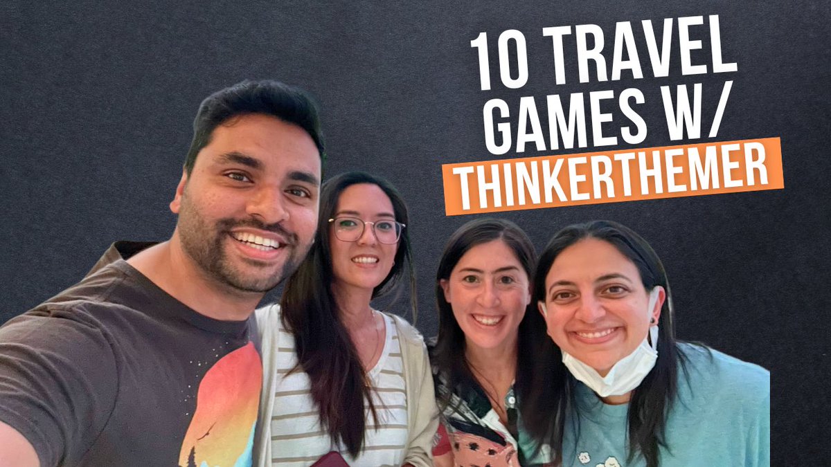 Monique M. / Before You Play π΄ (@beforeyouplay_) on Twitter photo Please join us as we discuss β10 Great Travel Games,β with the wonderful <a href="/ThinkerThemer/">ThinkerThemer π¦π³οΈβπ</a> !! Plus stayed tuned for a GIVEAWAY at the end of the video =)
Link: youtu.be/LTGGMJpBU9E Please join us as we discuss β10 Great Travel Games,β with the wonderful <a href="/ThinkerThemer/">ThinkerThemer π¦π³οΈβπ</a> !! Plus stayed tuned for a GIVEAWAY at the end of the video =)
Link: youtu.be/LTGGMJpBU9E