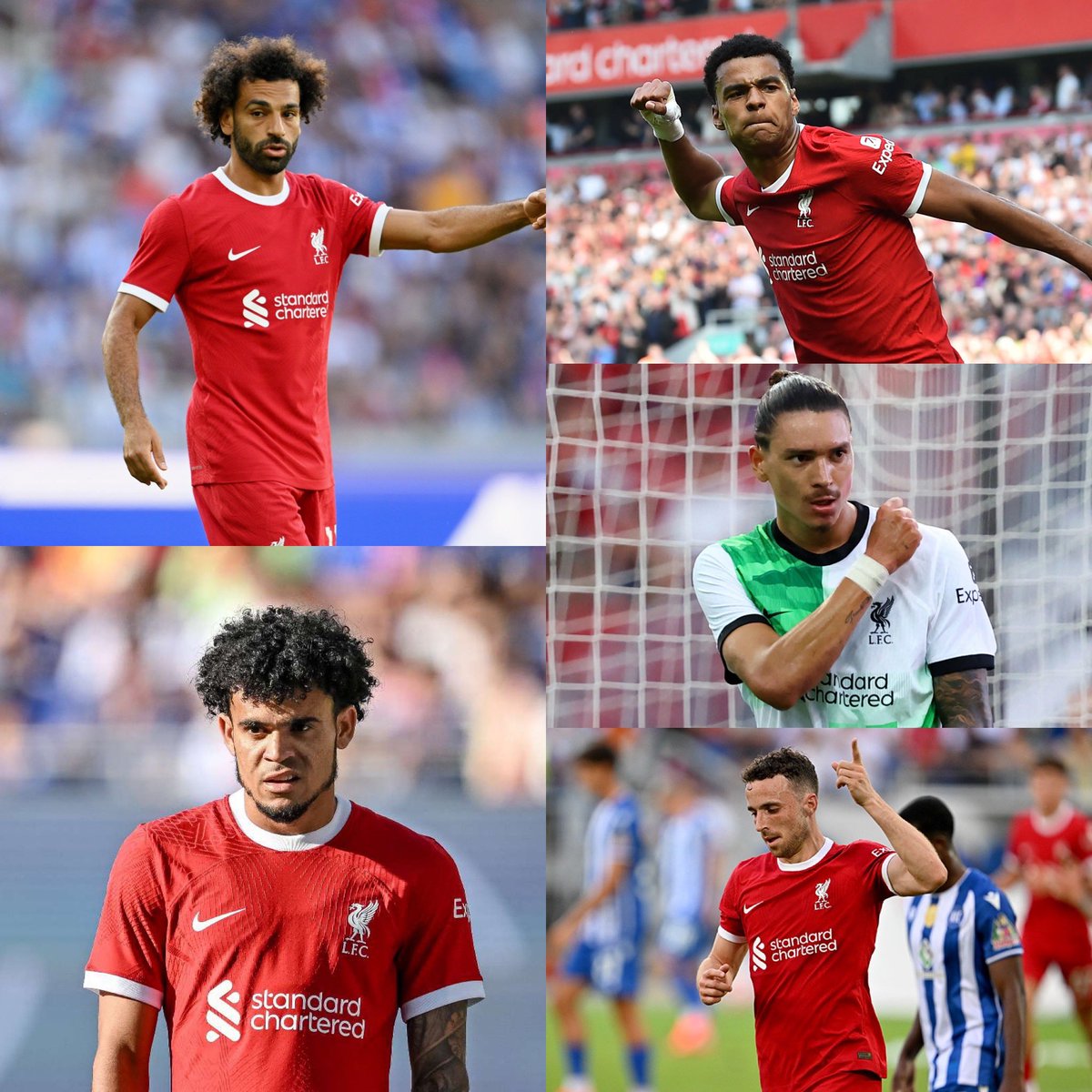 🇪🇬 Mo Salah
🇨🇴 Luis Diaz
🇳🇱 Cody Gakpo
🇺🇾 Darwin Nunez
🇵🇹 Diogo Jota

Do Liverpool have the best attacking depth in world football?
