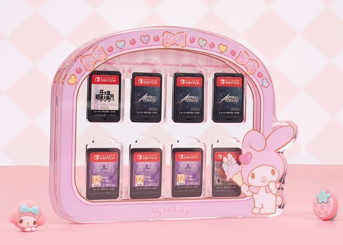 piinkimi_'s tweet photo. sanrio switch card display https://t.co/z6sjGnXl0p