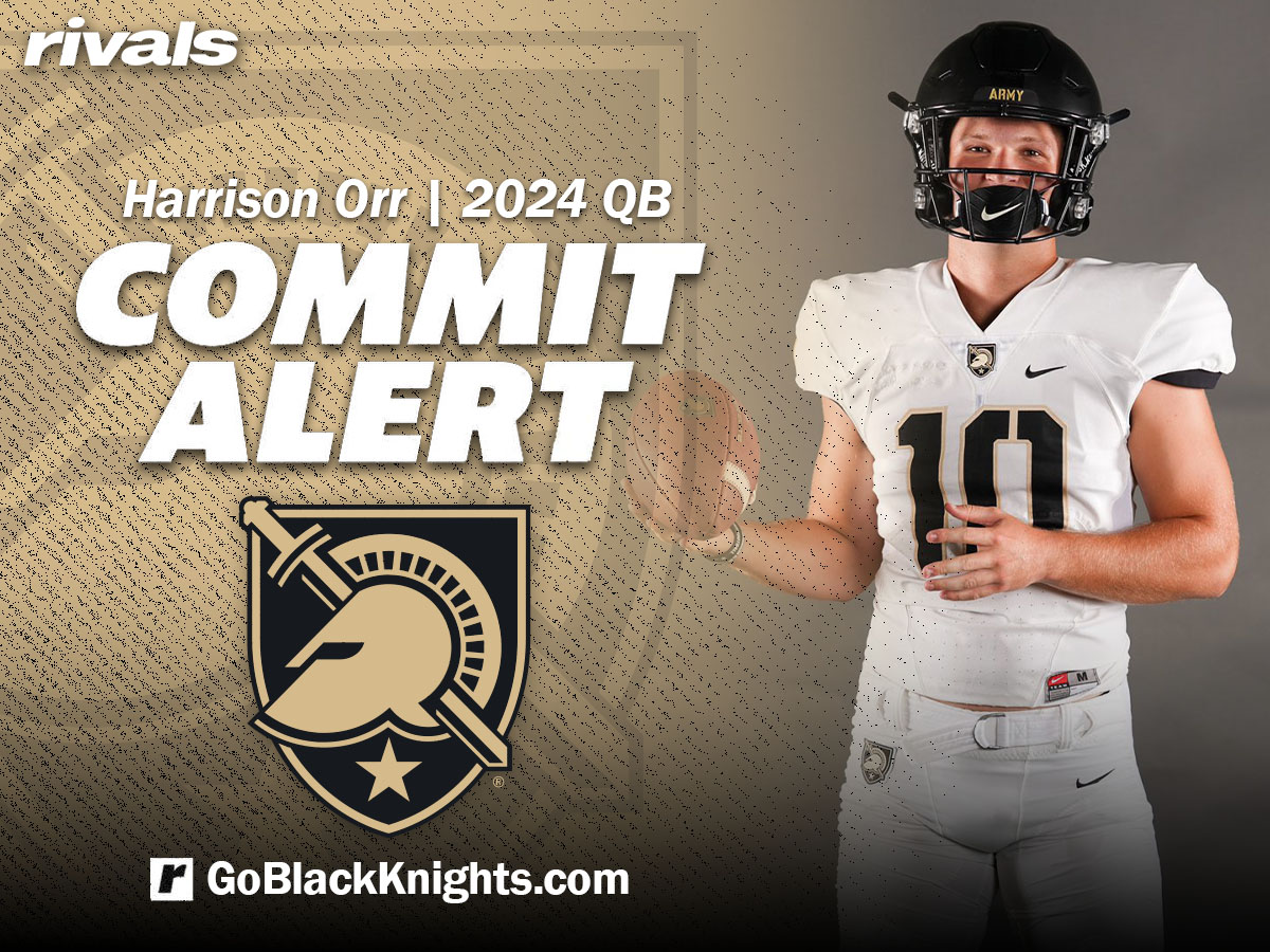 🚨GBK #ArmyFootball Commitment Alert🚨 QB Harrison Orr publicly declares his commitment to Army West Point @Rivals @GoBlackKnights #GoArmyBeatNavy Update & Highlights: bit.ly/3Oi2vMn