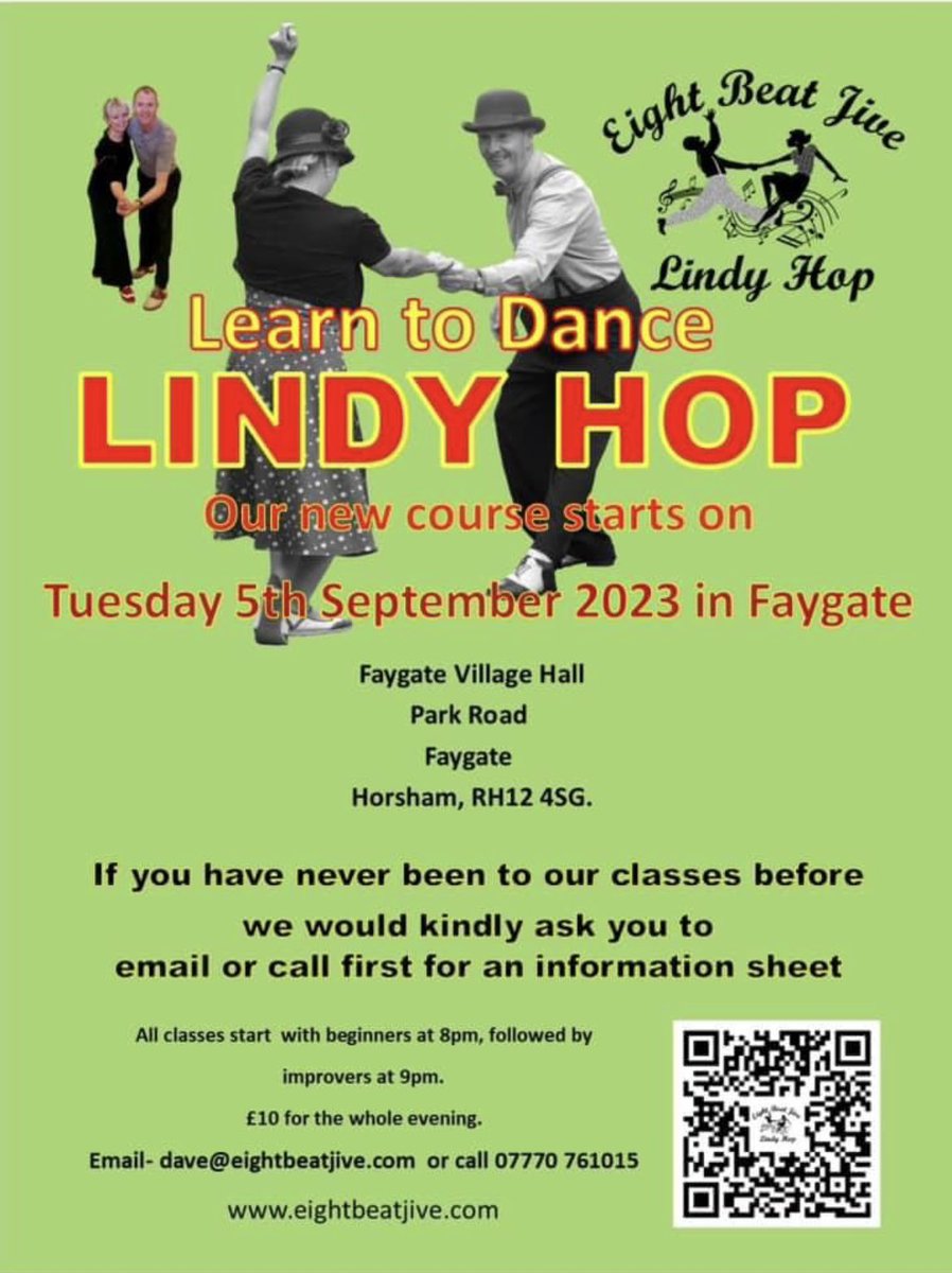 Eightbeatjive's tweet photo. New lessons in Lindy Hop start on September 4th &amp; 5th https://t.co/a3f3Iz1zCH