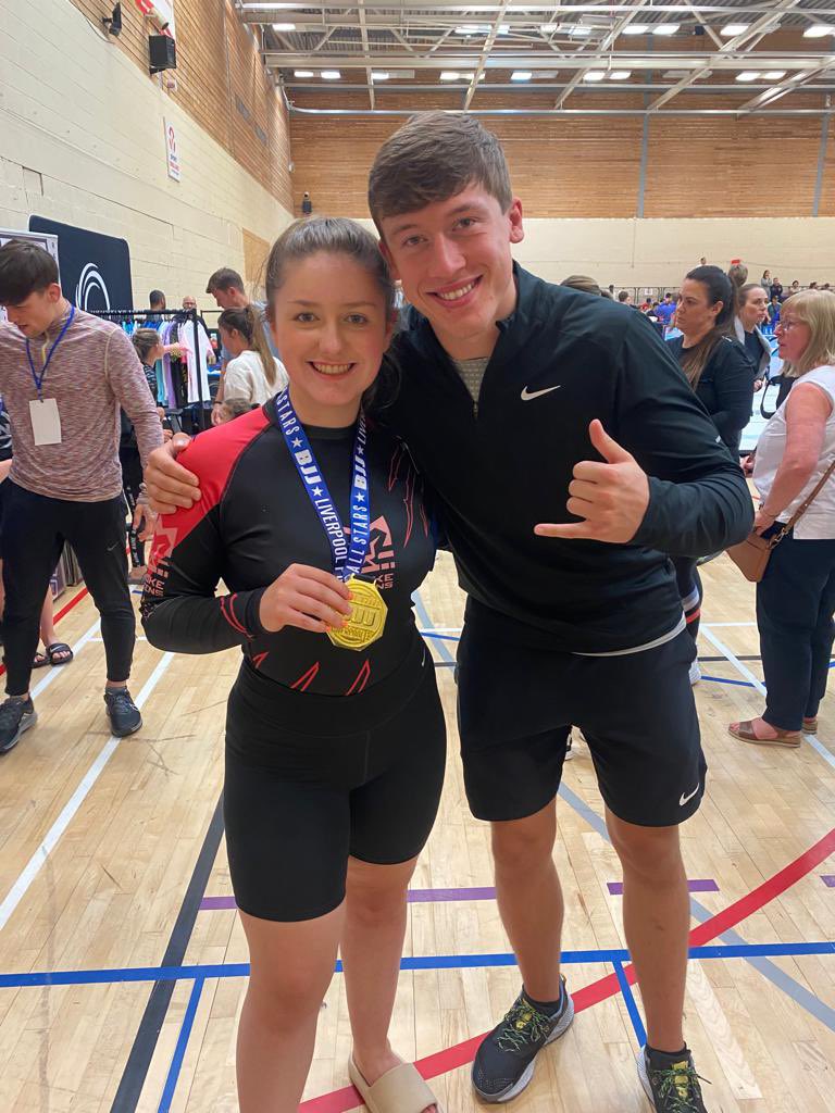 Proud mama - Gold at the All Stars BJJ Liverpool Pro for my daughter. Fought up a weight, age and belt 🥇#bjj