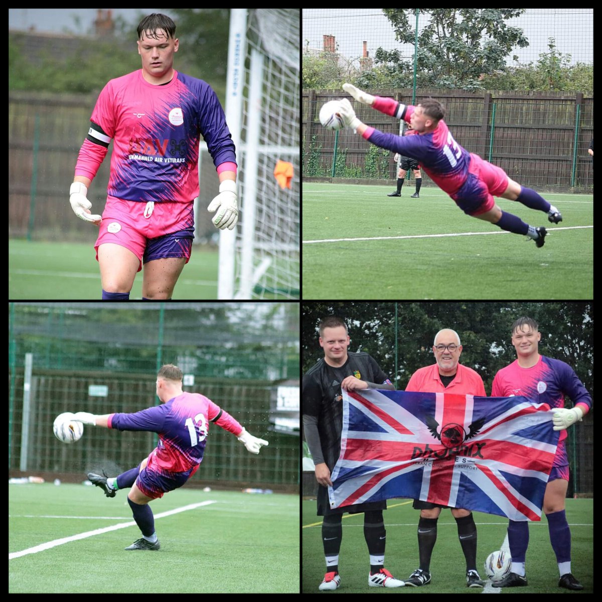 Deeant78Lewis's tweet photo. @wivenhoetown_fc Goalkeeper Alfie Boy Lewis back in action but this time in Charity Game for @PhoenixHeroes a very wet game but all for some fantastic Charities.
@kieron_shelley @TheGazette #Goalkeeper #Charity #sportsphotography https://t.co/9n0Q0bIai0