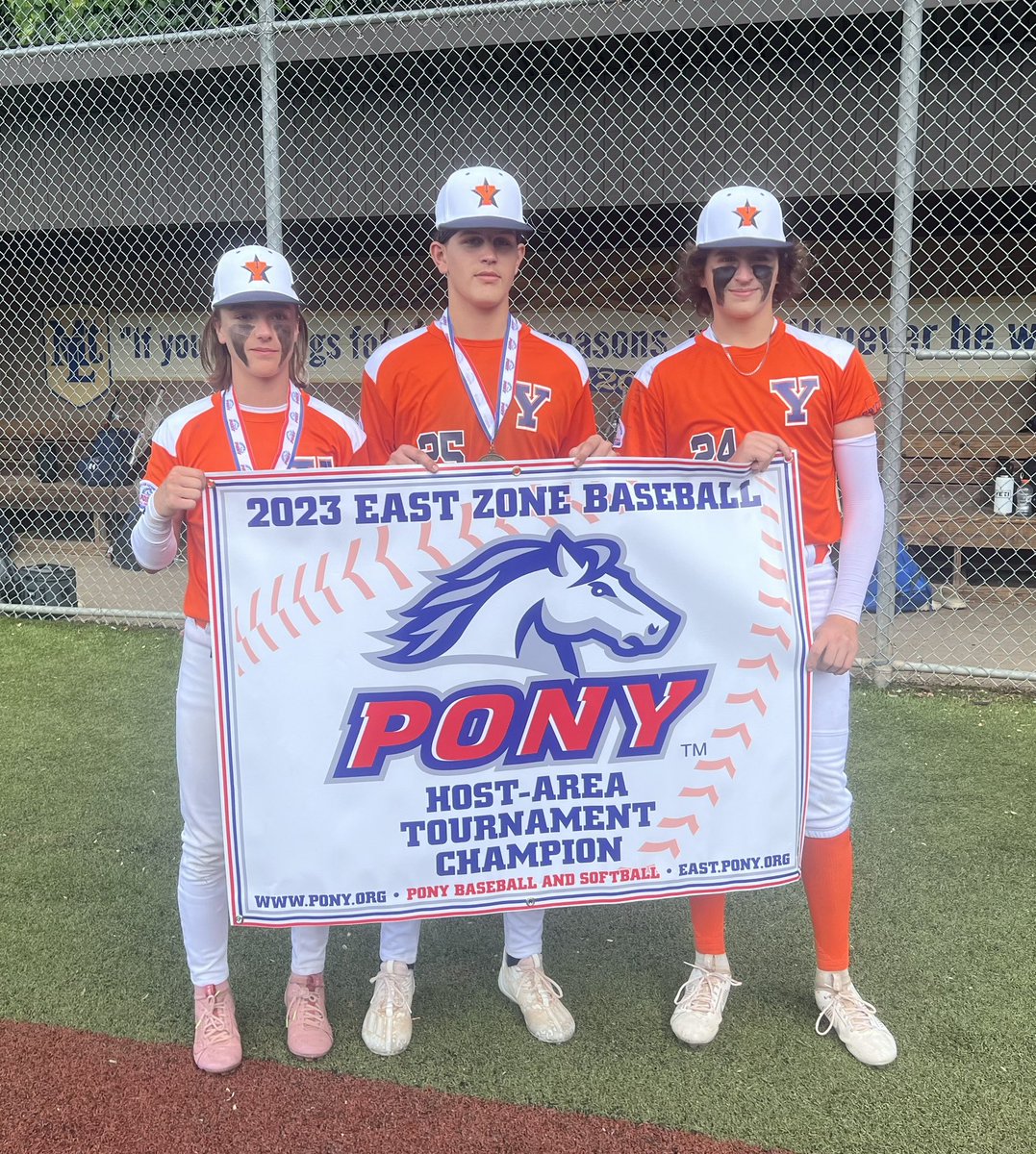 Incoming Cardinal Mooney freshmen 
Kaden Reese, Ford Stacy and Ben Oddis will be representing Youngstown in the PONY World Series in Washington, PA. 

Youngstown beat Johnstown today 11-1 to win the PONY Host Area Tournament to punch their ticket.