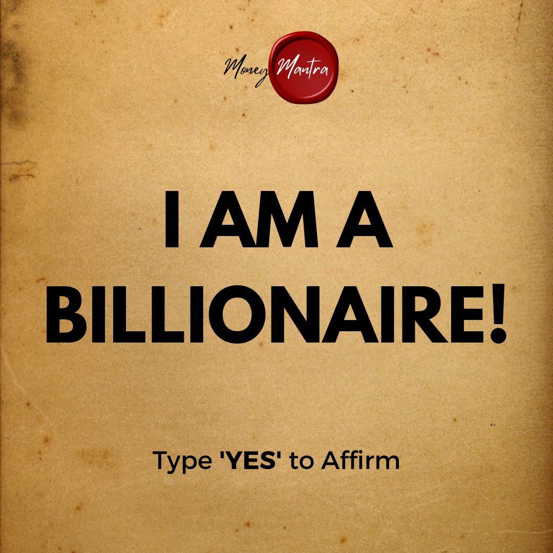 imoneymantra's tweet photo. Type 'YES' to Affirm!!! https://t.co/PNJfRmOCWv