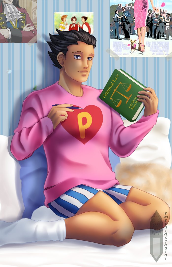 My 1st entry for the <a href="/TurnaboutZine_/">Turnabout Playboy: Completed</a> ! It was a fun project! #AceAttorney #aatwt
