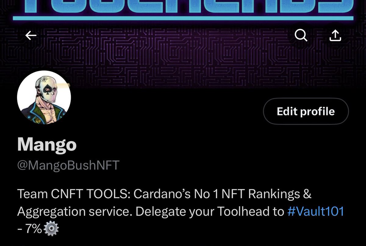 CnftTools's tweet photo. ⚙️ 330 Vaults
⚔️ 6600 Toolheads
🟰 20 Toolheads per Vault

Recruit wisely

#Toolup https://t.co/Q85MkcInaT