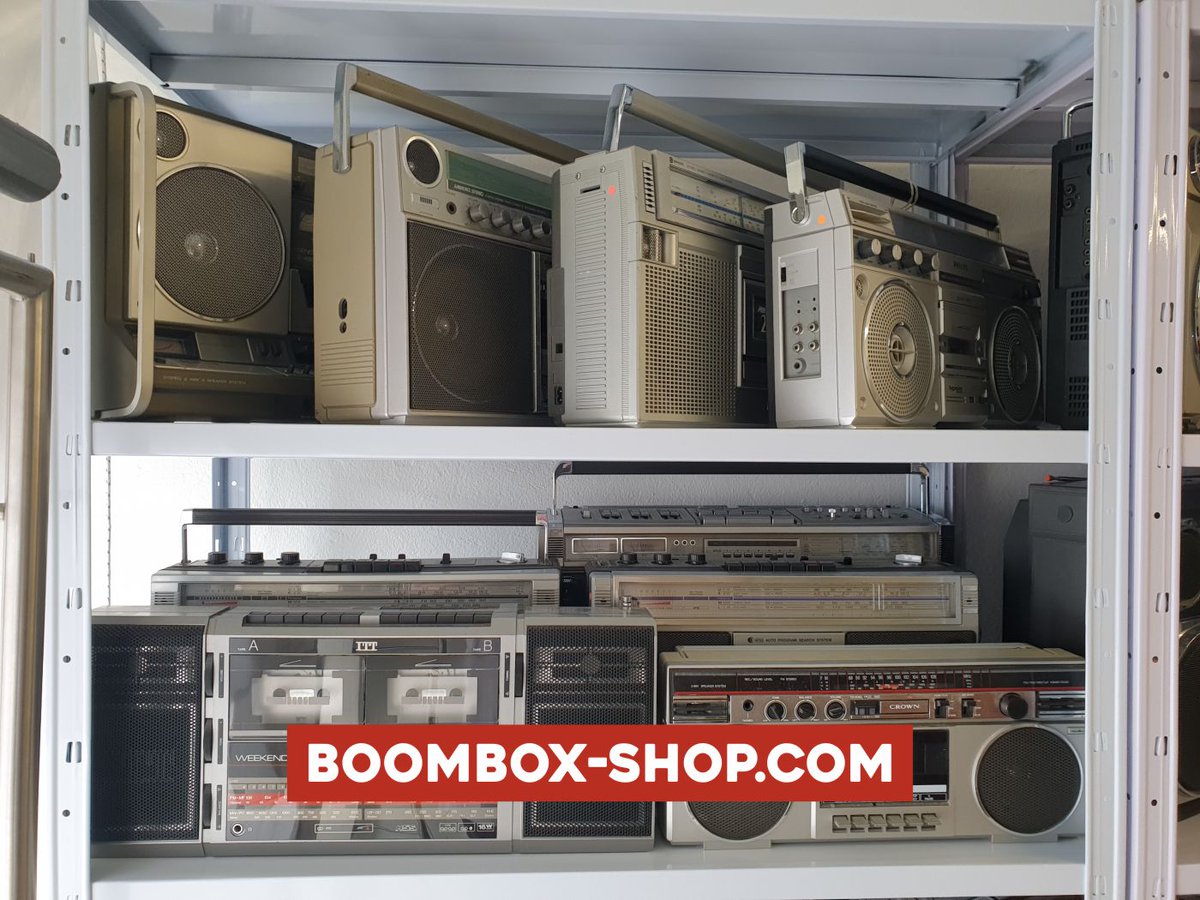 80sBoombox's tweet photo. https://t.co/v5nFkN6qYR Visit us in our new Boombox-Shop in Zurich - Switzerland. With us you can choose from many wonderful vintage boom boxes!  #Boombox #80sBoombox #Ghettoblaster #80s #70s #Vintage #Retro #Oldstyle #Oldschool #Music #HipHop #Zurich #Zürich #Switzerland https://t.co/cu5tm7YtDw