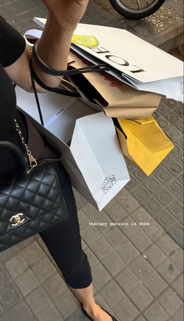 shopping is therapy