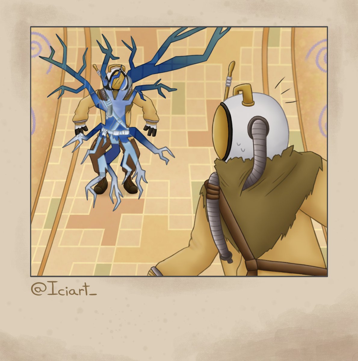 #OuterWilds spoilers

Meeting yourself (goes wrong)