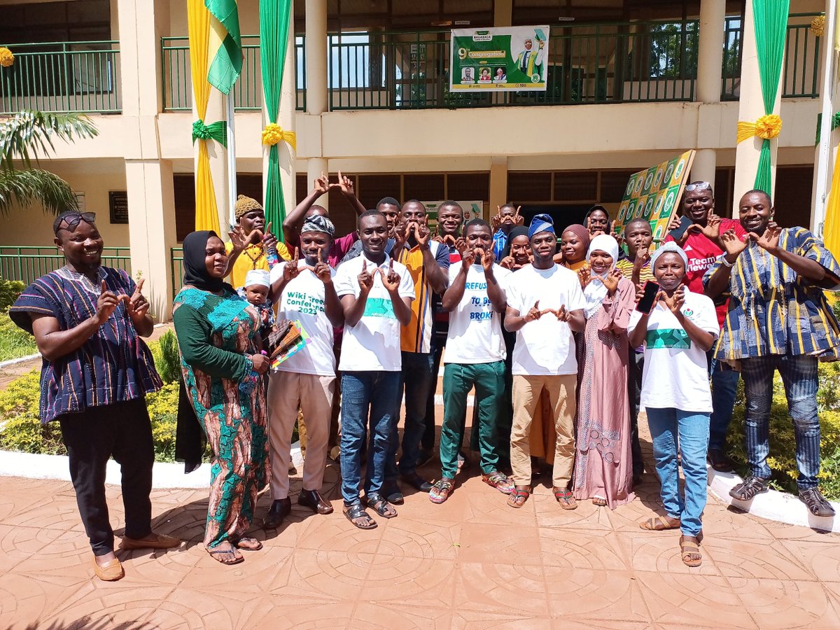 syseini3's tweet photo. In an attempt to onboard student-teachers to the free knowledge movement(Wikimedia) and also support them have 21st-century digital literacy, the Dagbani Wikimedians User Group successfully launched a Wiki Hub at Bagabaga College of Education(BACE). https://t.co/qUBW7uuEwe