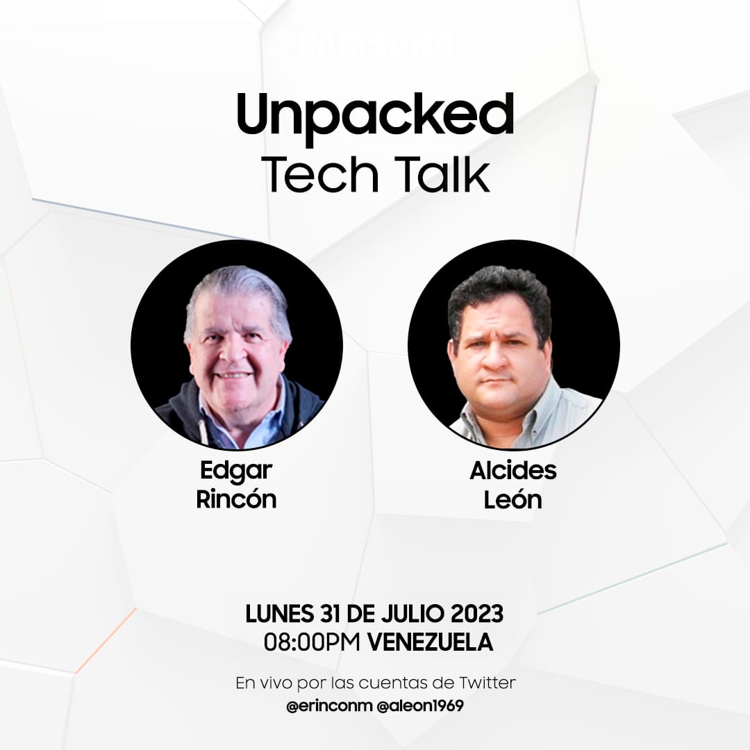 aleon1969's tweet image. Este lunes a las 8pm (Venezuela, 7pm Colombia) estaré con @erinconm conversando sobre el reciente lanzamiento de @SamsungLatin de los #Zfold5 #Zflip5 y las nuevas #GalaxySTab9 en un "XSpace" desde nuestras cuentas