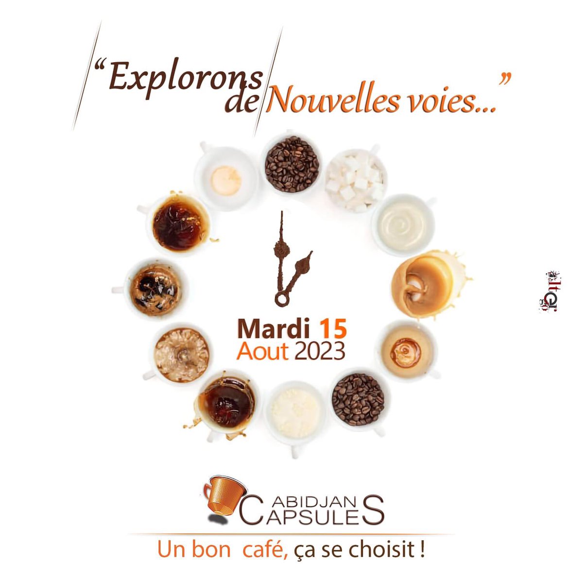 AbidjanCapsules's tweet photo. Explorons de nouvelles voies....
15 Août 2023, Save the Date! https://t.co/tyyODjGrEh