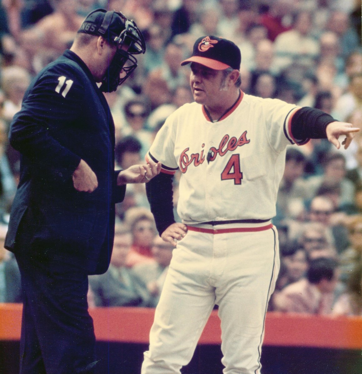earl weaver cigarette pocket Earl Weaver, 1971 @Orioles (age 41). Notice the outline of the cigarette pack in the hidden jersey pocket next to his number 4 earl weaver cigarette pocket Earl Weaver, 1971 @Orioles (age 41). Notice the outline of the cigarette pack in the hidden jersey pocket next to his number 4
