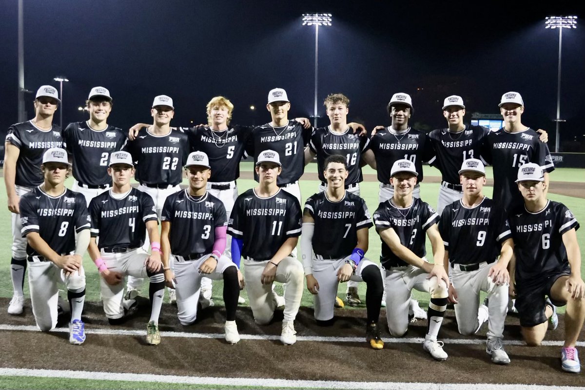 #PBRFG23 Team Mississippi 

Thank you to all the players and parents that made the trip over to LakePoint to represent Team Mississippi at this year’s PBR Future Games. 👏

More coverage coming all this week!