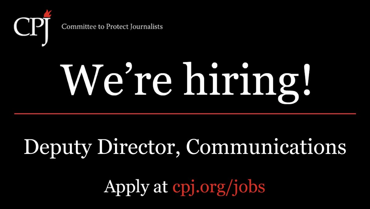 Committee to Protect Journalists tweet media