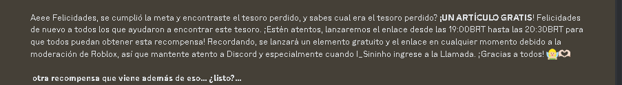 UgcNoticias_'s tweet photo. 👀 Tenemos Un Nuevo Limited Gratis de @i_Sininho Hoy entre las 19:00 y las 20:30 BRT.

El Link Lo Publicara en su servidor de Discord
➤https://t.co/n0u91uuybX
#Roblox #RobloxDev #RobloxFreeUGC #RobloxUGCLimited https://t.co/XPZDFqOBoC