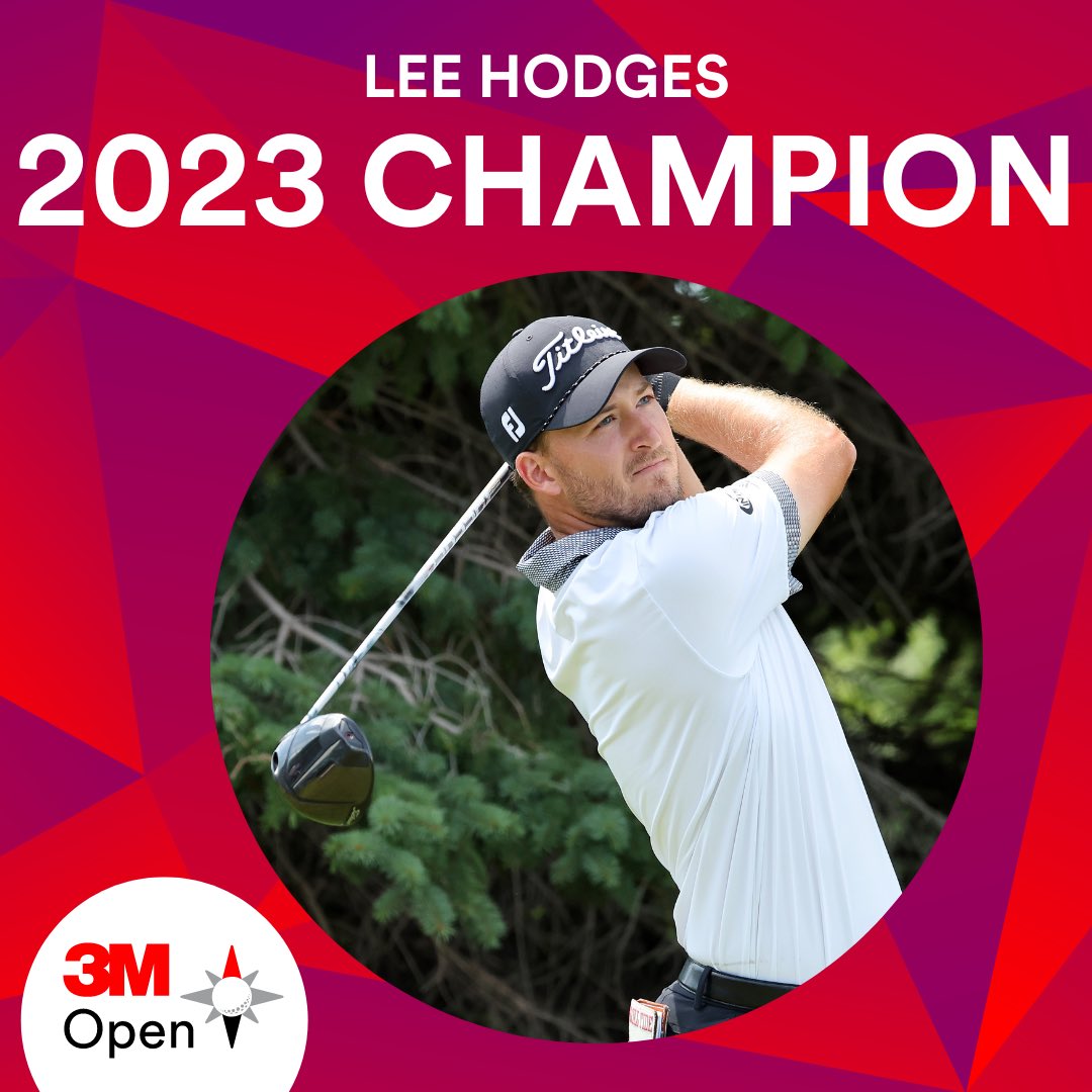 Congratulations to Lee Hodges, the 2023 #3MOpen Champion! 🏆 

#GolfThatMatters