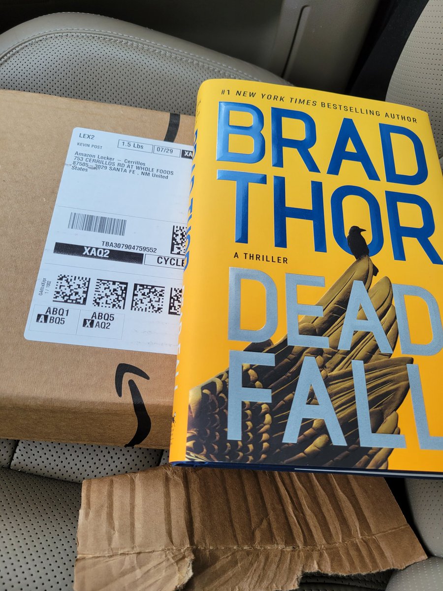kevinpost's tweet image. No Amazon delivery where we are staying in NM for @BradThor
new book. Good thing there is a Whole Foods not far away for delivery. 
#deadfall