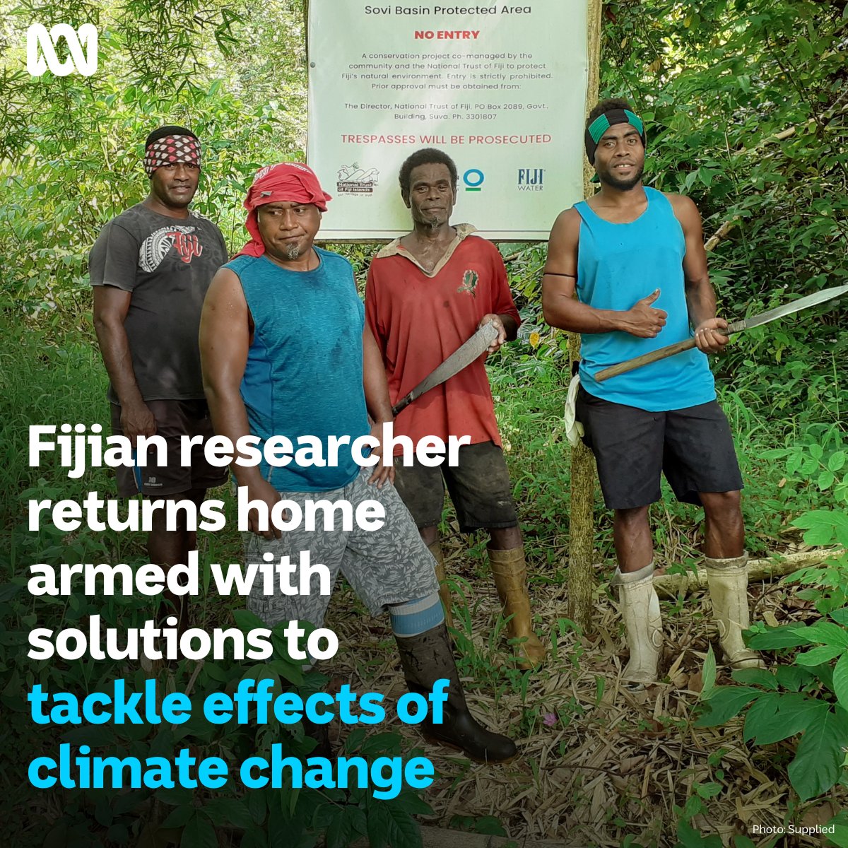 As a former resident of Galoa Island in Kadavdu, Albert Whippy knows the struggles the community faces around climate change — now he's returning as a researcher to help protect his childhood home. Listen here: ab.co/3Yg44il
