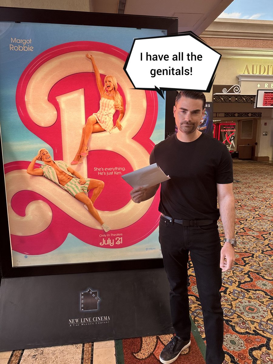 TadleyTea's tweet photo. #Barbie #BarbieMovie #BarbieTheMovie #BenShapiro #Patriarchy https://t.co/uQGcnTE6d7