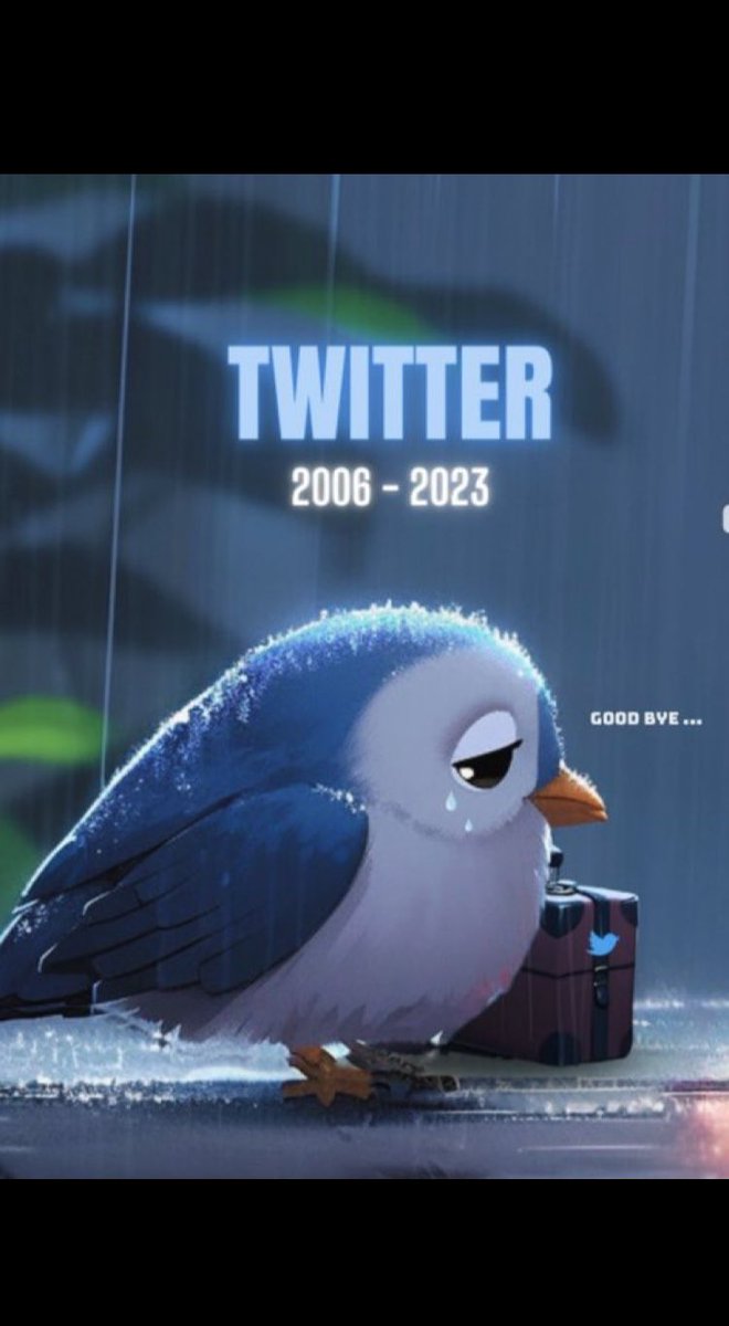 Fee_Vogt's tweet photo. R.I.P. Du kleiner süsser blauer Vogel 🥲
#XTwitter #TwitterLogo #TwitterXLOGO https://t.co/hALl5HwAbZ