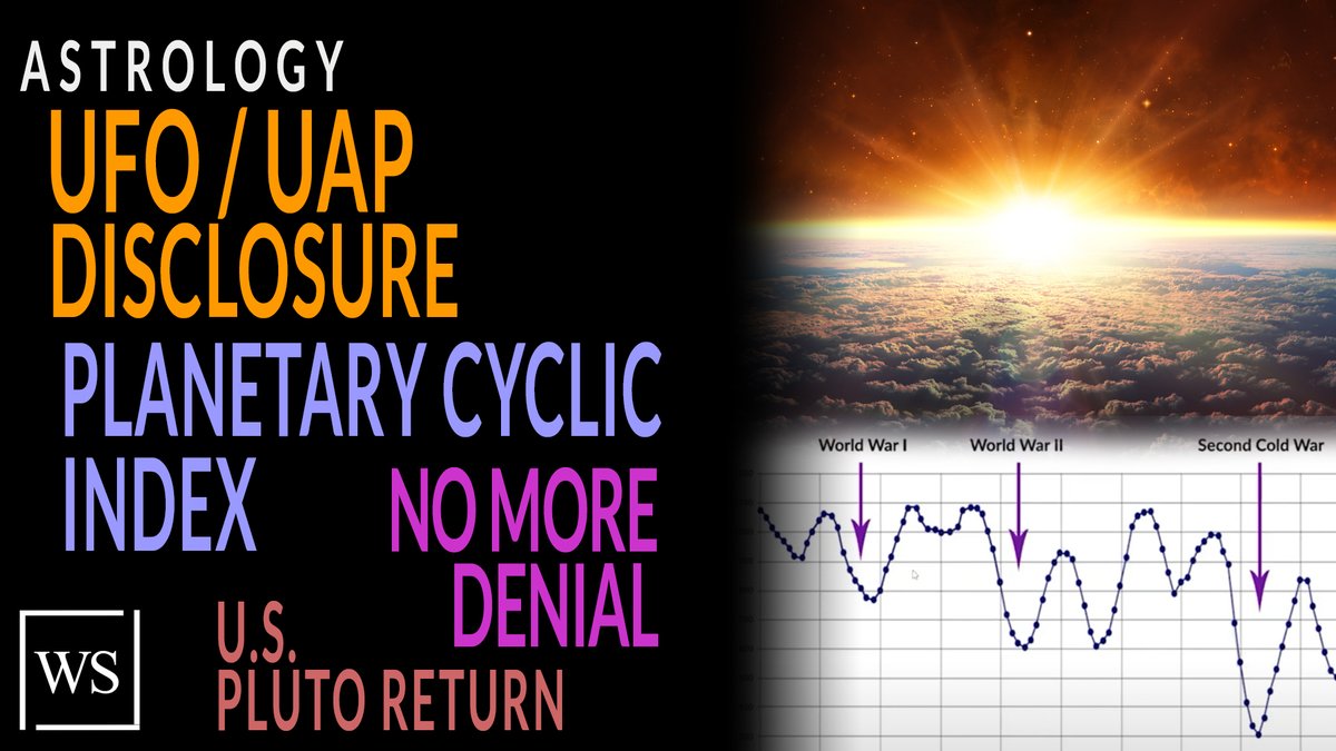 wstickevers's tweet photo. ▶️ https://t.co/b20rZcbyL1
#astrology #ufo #uap #disclosure #planetarycyclicindex #usaplutoreturn #barbaultindex #globalastrology #globaltransformation #consciousness #mundaneastrology https://t.co/yoBxF4z0Ew