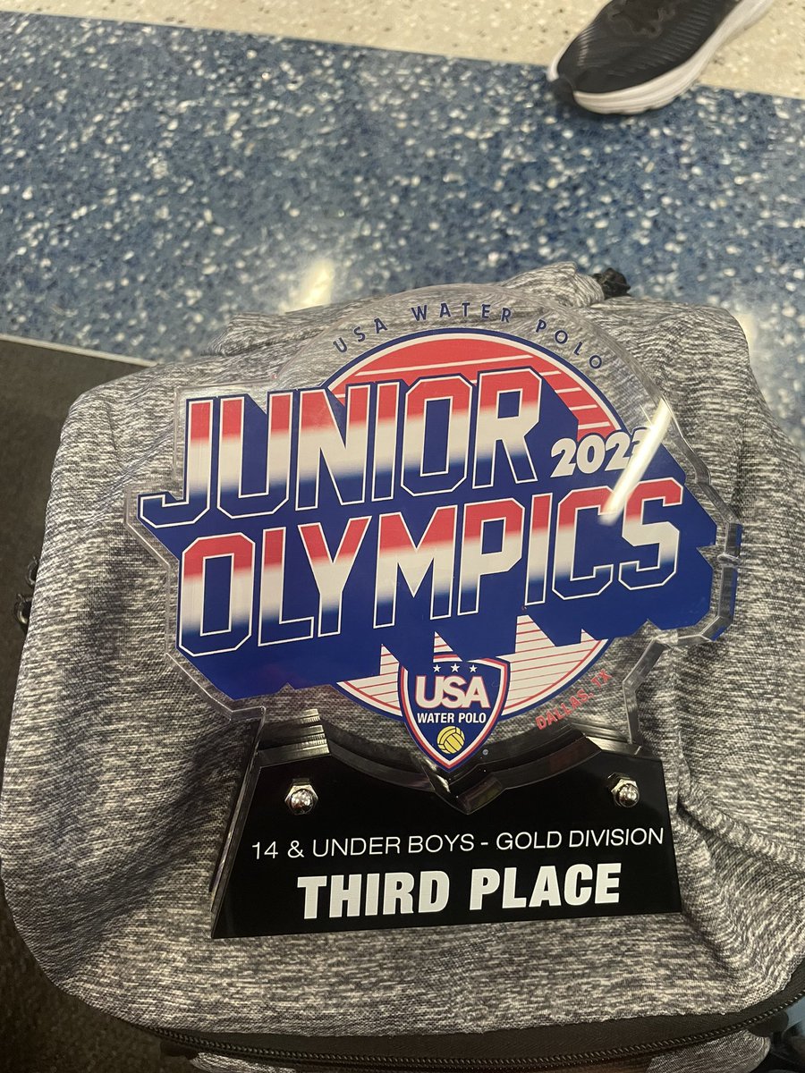 History! 14U placed 3rd at Junior Olympics. First time bringing a 14U team and we are bringing back some hardware. <a href="/ILLWaterPolo/">Illinois Water Polo</a> <a href="/USAWP/">USA Water Polo</a> #2023JOs