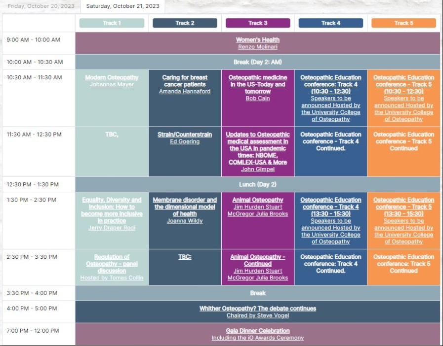 Register today for the 2023 OIA AGM &amp; Conference - October 19 - 21 in London! The event features globally renowned regulatory, educational and clinical speakers, networking &amp; student events. Don't miss out - visit oialliance.org/2023-london-un… to register!