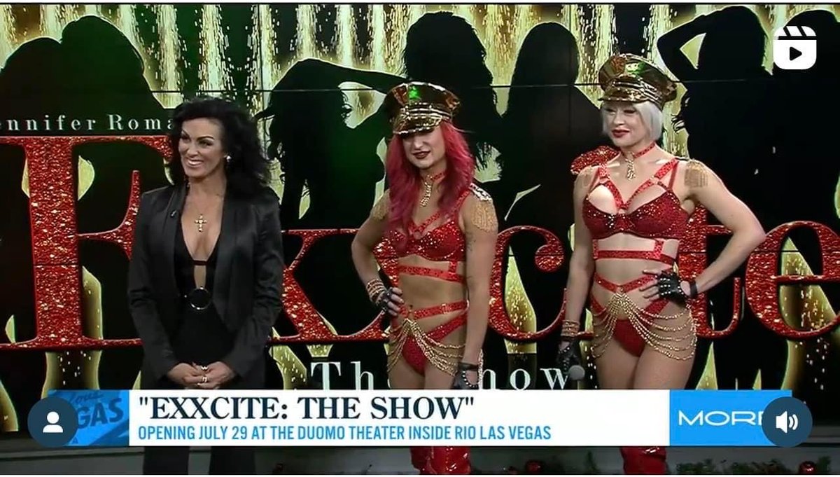 TheLuckyOne81's tweet photo. Amazing acrobat, scintillating costumes, delightful dancers and singer. EXXcite the Show by Jennifer Romas at Rio Resort in Las Vegas, NV. https://t.co/xqaBxkXc1T