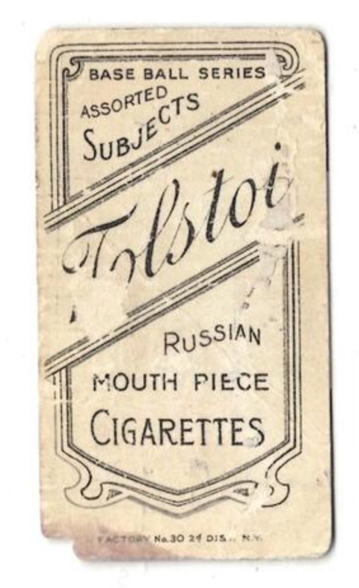 T206Offback's tweet photo. @breakoutcards_ T206 Tolstoi - $199
T206 Killian - $75 https://t.co/w24PpOmWZQ