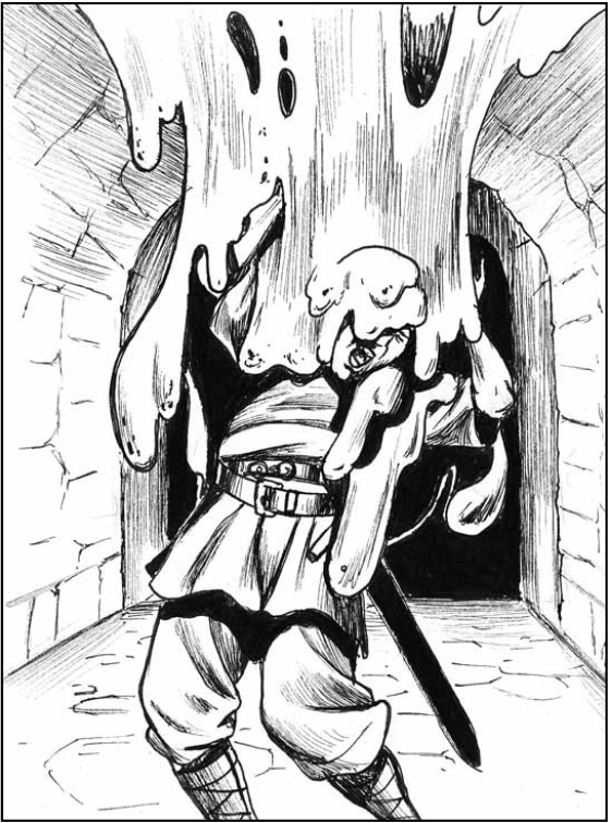 I think the thing missing most from modern DnD is art of heroes absolutely eating shit