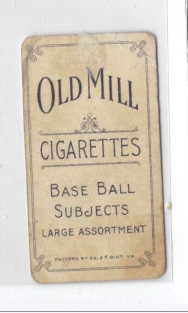 T206Offback's tweet photo. @breakoutcards_ T206 Old Mill $59 https://t.co/MbkqxLuAln