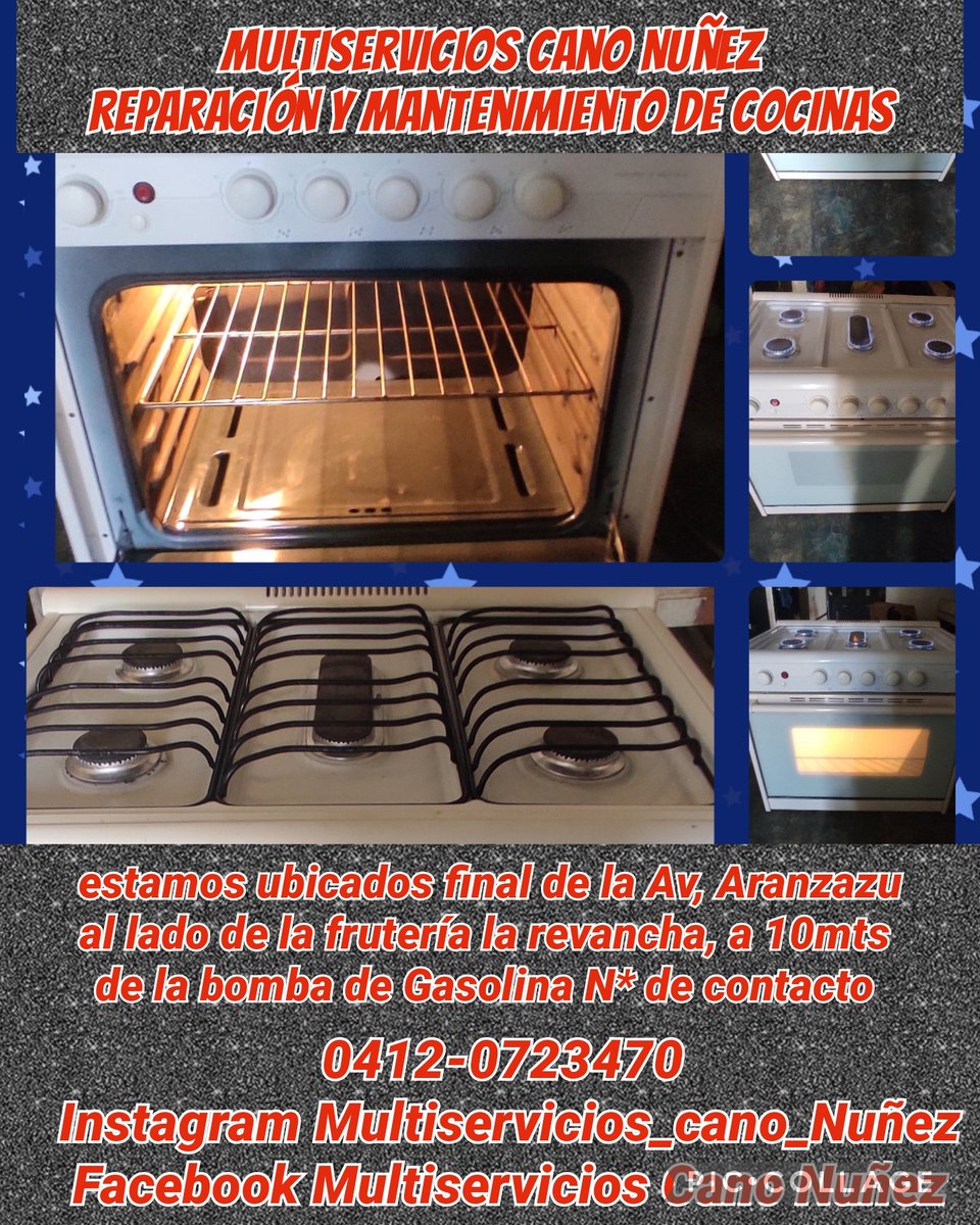 neriocano's tweet photo. Reparación y mantenimiento de cocinas, hornos, topes... Valencia Edo Carabobo... https://t.co/48XhlHzbUJ