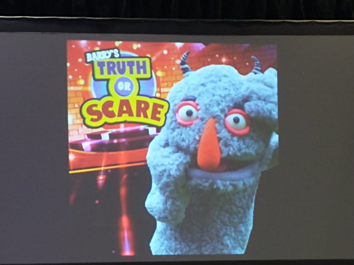 GordonMiller_CS's tweet photo. Not sure what I am in for but it combines puppets and game show so what's not to love? @barryunderurbed #MidsummerScream https://t.co/8H4QFIFRmO