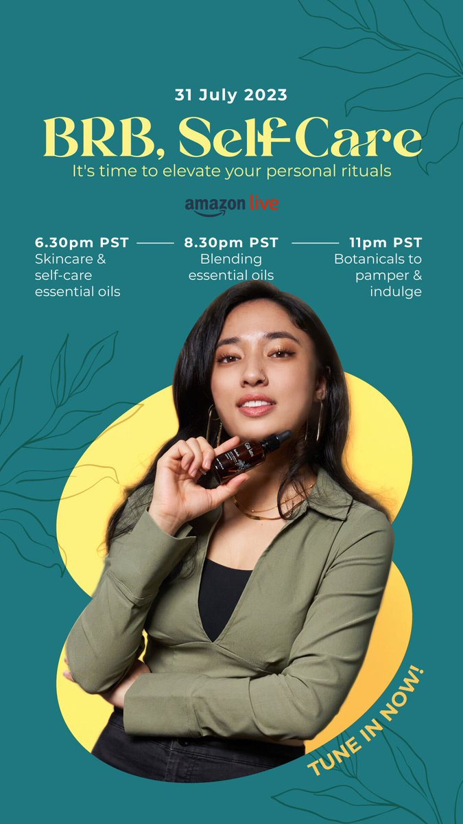 Gya_Labs's tweet image. Tune in for an exciting session where we'll explore the enchanting world of essential oils, share self-care tips, and answer your questions.
amazon.com/.../3e40187c-f…...
amazon.com/.../294df902-d…...
amazon.com/.../66d14c24-f…...
.
.
.
#GyaLabs #UpliftYourEveryday #joinlive