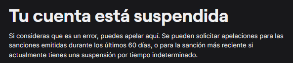 blasterduster's tweet photo. Me banearon de twitch, que bonito 🤡 https://t.co/0PhzEYGOBK