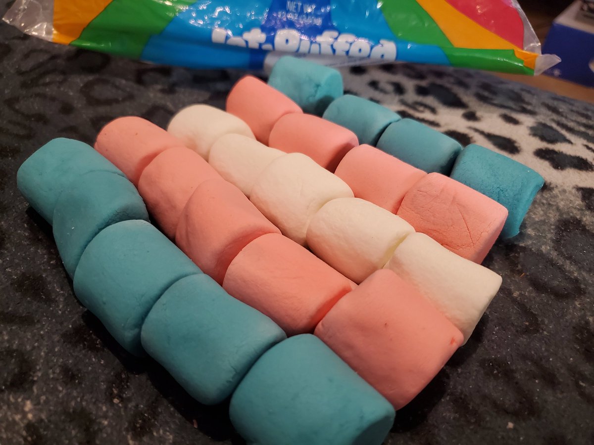 Trans marshmallows!!!!!