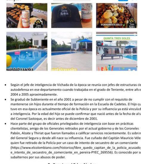 HELIODOPTERO's tweet photo. El director de operaciones de Inteligencia de @PoliciaColombia, coronel Miguel Sastoque, compró una hacienda que no se compadece con su sueldo y trabaja con el Centro Democrático preparando montajes contra el presidente @petrogustavo 

CC @DirectorPolicia @Ivan_Velasquez_ https://t.co/UjL9RS26Cx