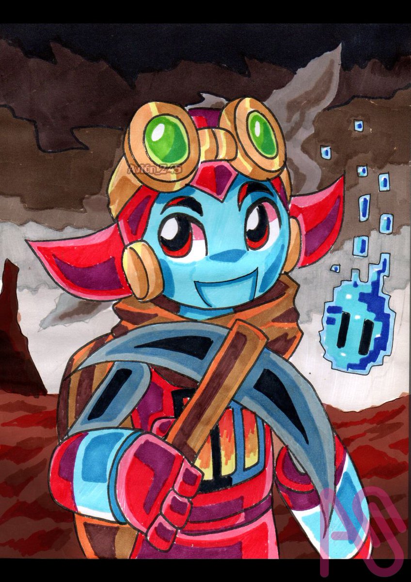 Avion_245's tweet photo. Dorothy - Steamworld Dig 2 https://t.co/2S6cnIdaXs #ARTstreet #MediBang #ilustración #fanart #character https://t.co/pvKOcKWksW