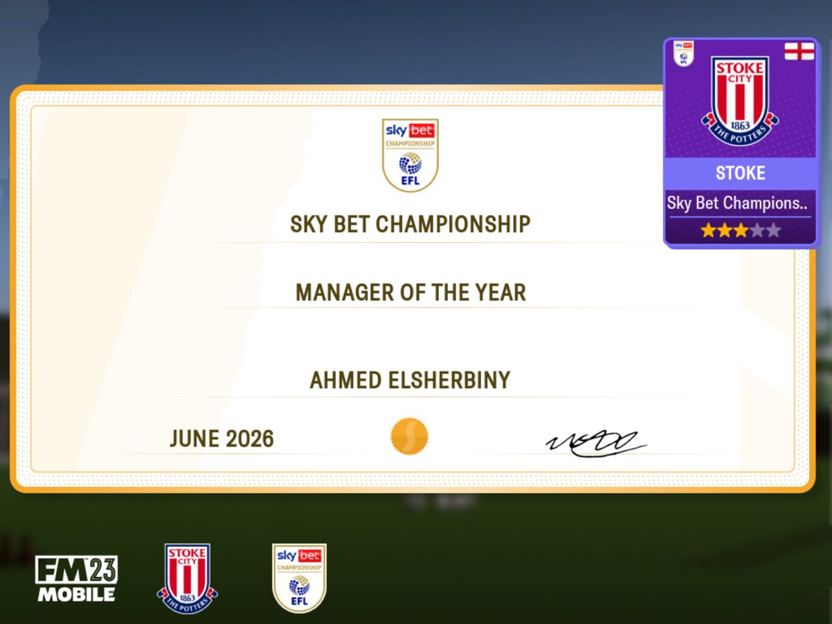#FM23
Started unemployed, got hired in L2, now the hero of championship, journey continues …