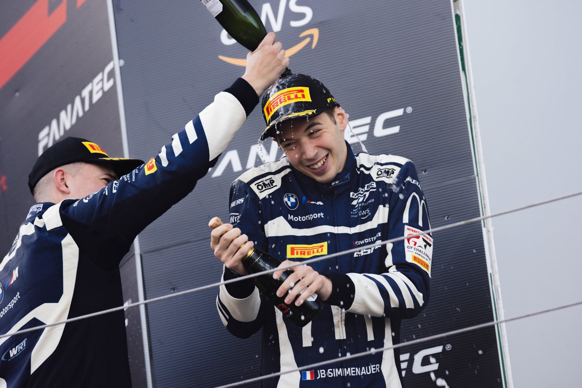 followWRT's tweet photo. Another hard-fought podium for the #30 crew of Calan Williams, JB Simmenauer and Niklas Kruetten, which extends Calan and Niklas' overall championship Gold class lead to 19 points ahead of P2 🏆 

#WRT #GTWorldChEu #FanatecGT https://t.co/Shsms0LcnD