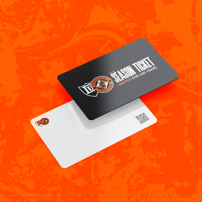 dundeeunitedfc's tweet photo. ℹ️ Season Ticket cards are now ready for collection from our Club Shop! 

Supporters who have chosen to have their cards posted should expect delivery early this week 👇 | #UTD100 | #DUFC