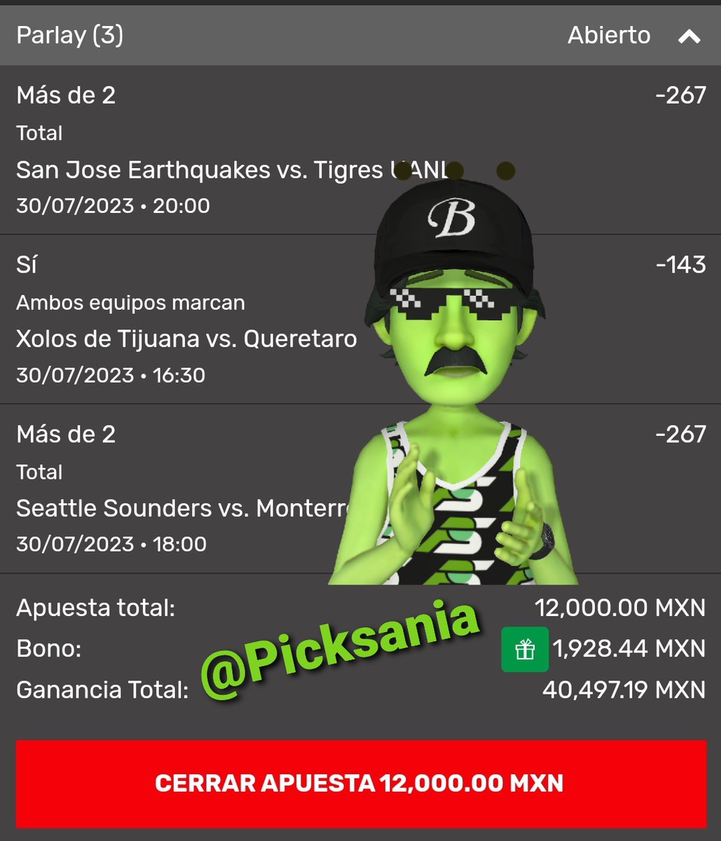 picksania's tweet photo. Les dejo el #parlayGratis de #leaguescup

Rt si lo vas a jugar 

Suerte🍀 https://t.co/U8CyKUVVIg